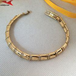 Гривна с 14К златно покритие и с цирконий