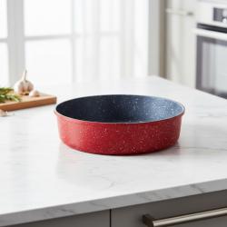 Кръгла тава за печене Oliver Voltz Ov54322b28 30 32 см  керамично-мра