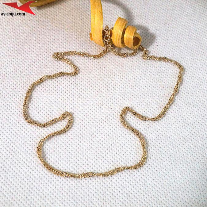 Синджир с 14К златно покритие