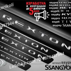 Ssangyong Rexton прагове от карбон