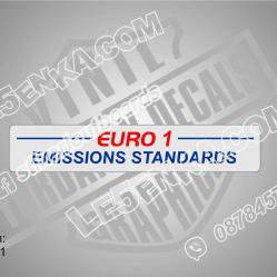 Стикер емисии Euro 1