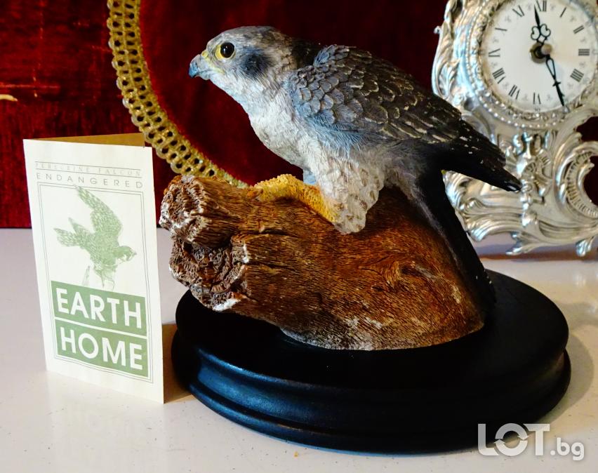 Статуетка, фигура птица Сокол Скитник Earth Home, сертификат.