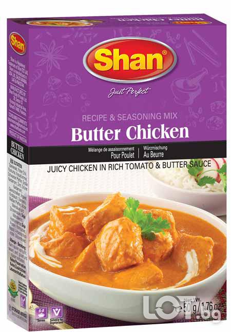 Shan Butter Chicken Spice Mix Шан Бътър Чикън 50гр