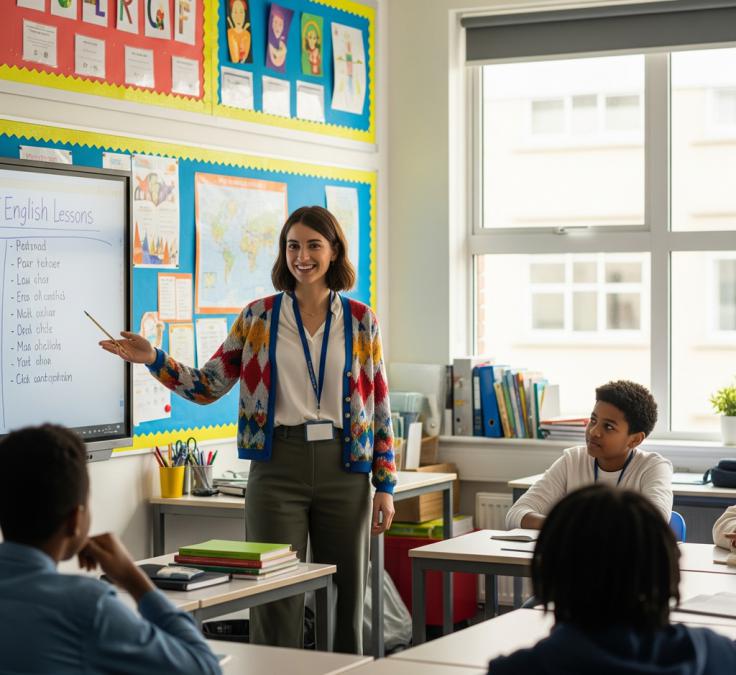 Пробна матура по английски език за 12 клас декември 2025 г.