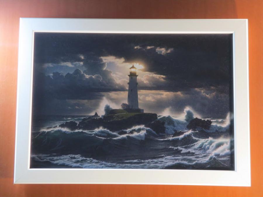 Картина - Морски фар на Остров