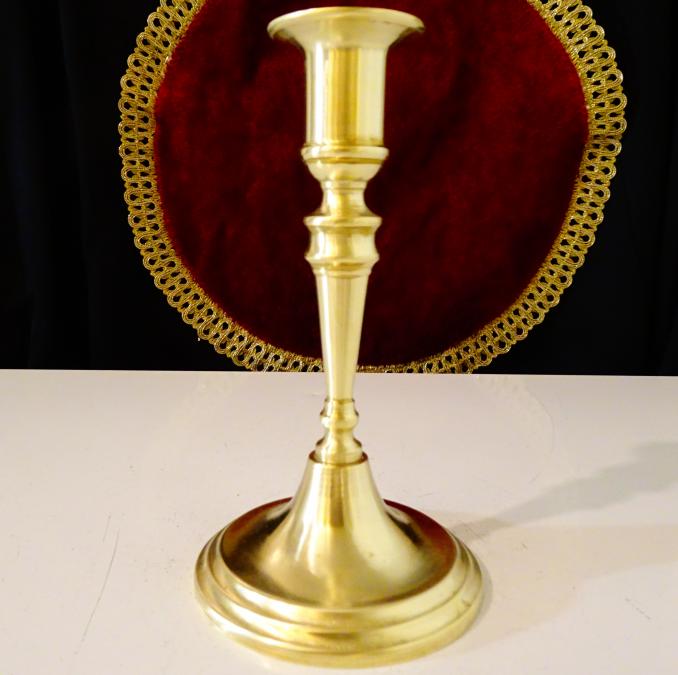 Бронзов свещник 16 см., Art Deco.