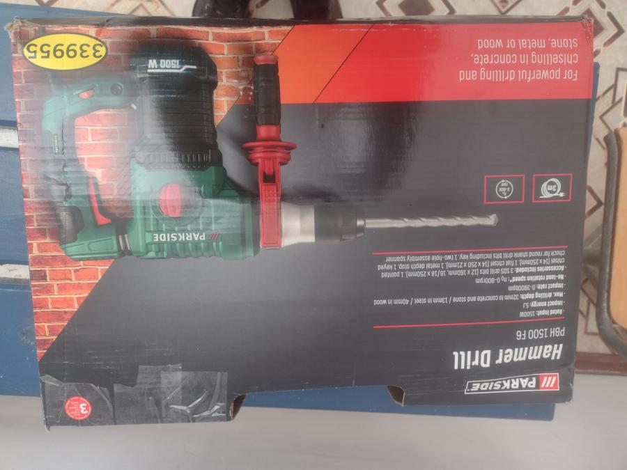 Ударна бормашина PBH 1500 F6 Parkside - нова