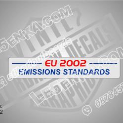Стикер емисии Euro 2002