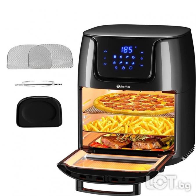 Фритюрник с горещ въздух XXL 4в1, 12l, 1800w  Фурна, грил и дехидрато