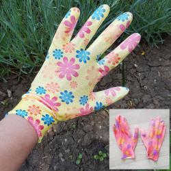 2872 Универсални дамски работни ръкавици цветни