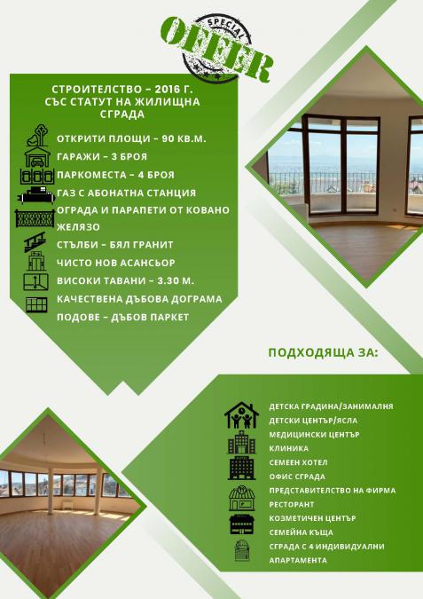 модерна сграда с уникална локация