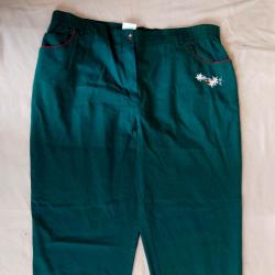 4XL 5XL нов зелен панталон