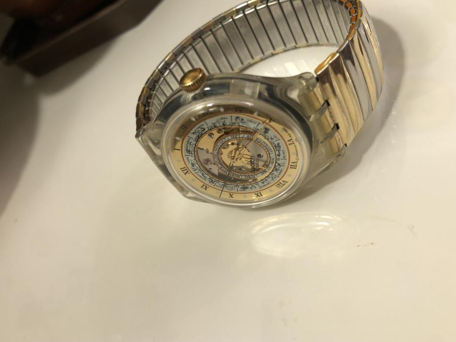 Watch Swatch Gold-colored automatic