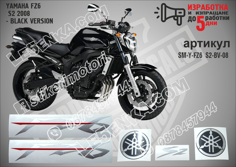 Yamaha FZ6 S2 2008 - Black Version
