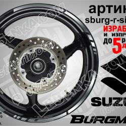 Suzuki Burgman Silver кантове за джанти