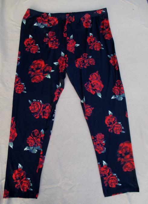 4XL 5XL нов  клин панталон с рози