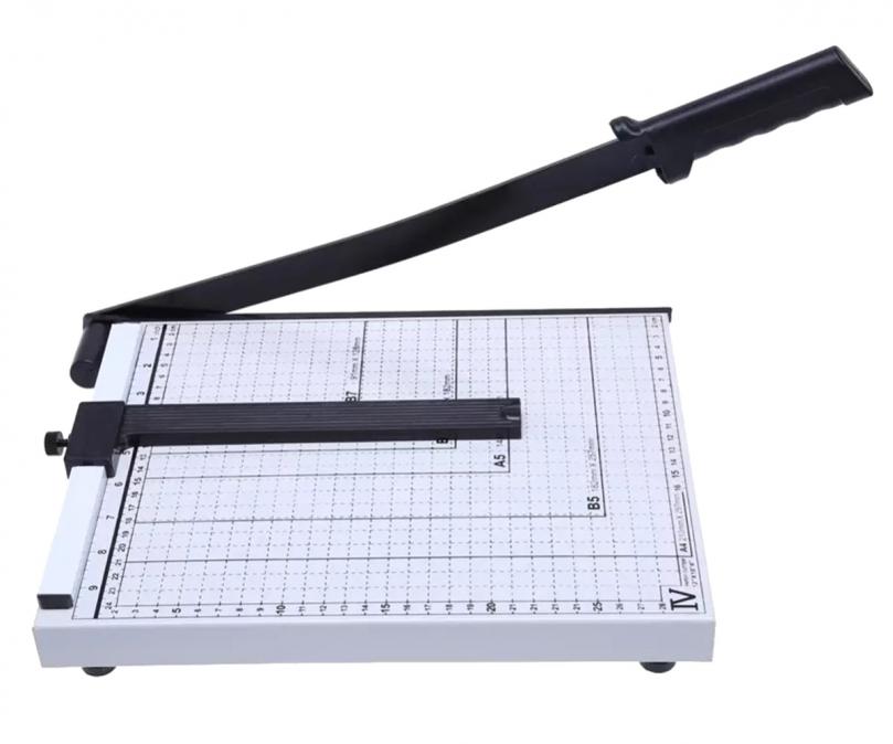 Ръчна гилотина за рязане на хартия с метална основа