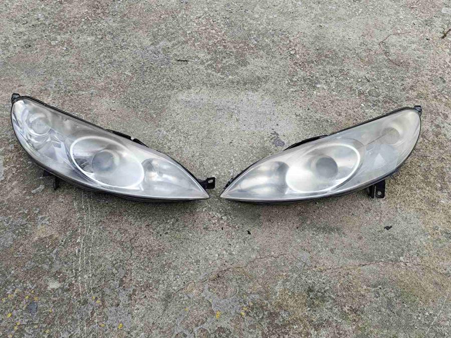 Ляв и десен фар за Peugeot 407 2004-2010. 9641940180, цена за бройка, ..