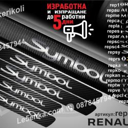 Renault Symbol прагове от карбон