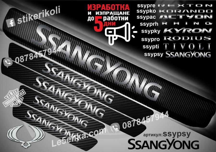 Ssangyong прагове от карбон