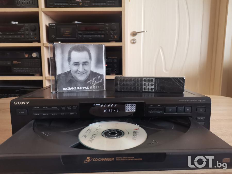 Cd player Sony Cdp-c661 Cd Changer