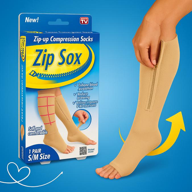 Чорапи с цип Zip Sox  специални компресионни чорапи