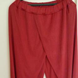 Дамски червен панталон - размер ХХЛ