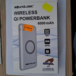 Безжично зарядно Устройство-saund Logic Qi Power bank 6000mah