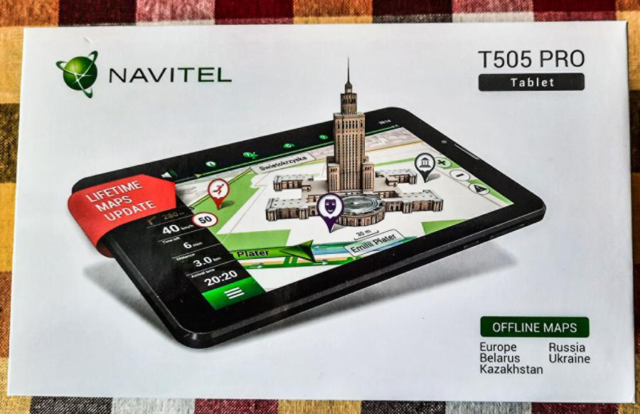 Таблет-навигатор Navitel T505 pro 7 с Навигационен софтуер на Navitel