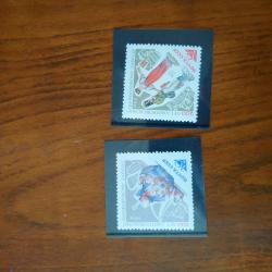 Серия от 2 пощенски марки от Ссср 1966 г.
