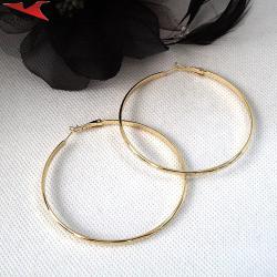 Обеци с 14К златно покритие