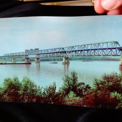 Пощенска карта Русе, мостът на Дружбата.