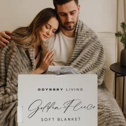 Супер меко одеяло Odyssey Living  Golden Fleece