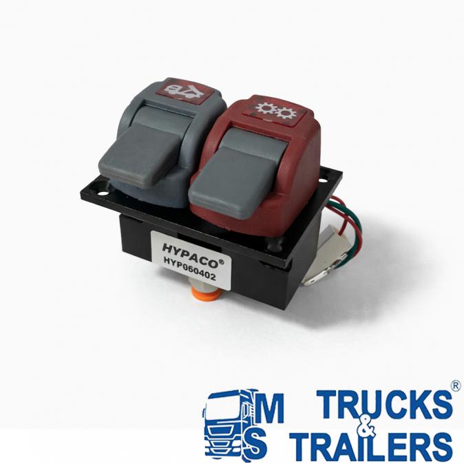 Пневматичен бутон с две функции Hypaco Hyp05.0402