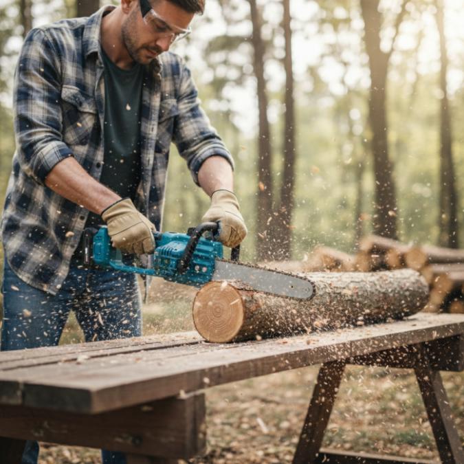 Комплект акумулаторна резачка 30см с маслен филтър и дисплей 36v8a