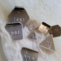 Тежести за везни от 10 мг до 500 мг