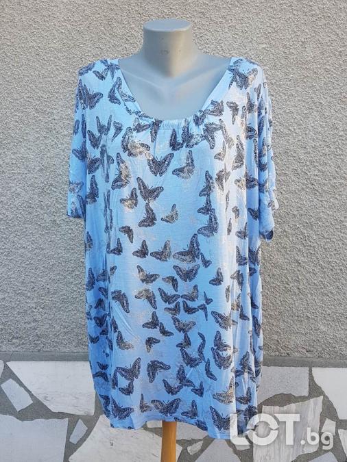 7XL Нова туника Janina пеперуди