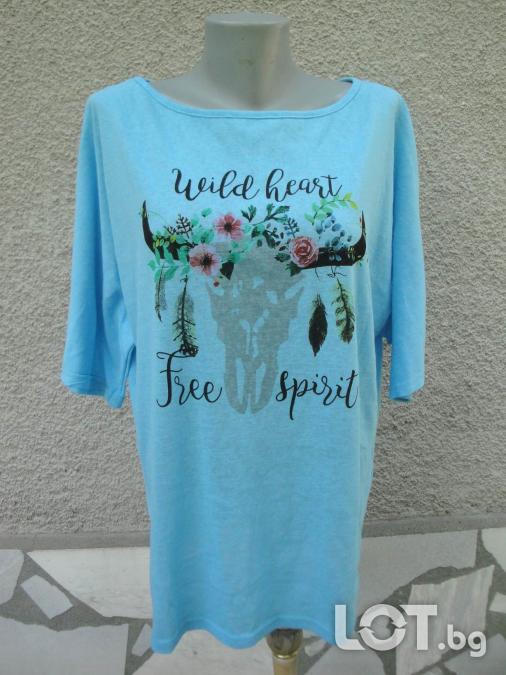 3XL Нова синя блуза Misslook