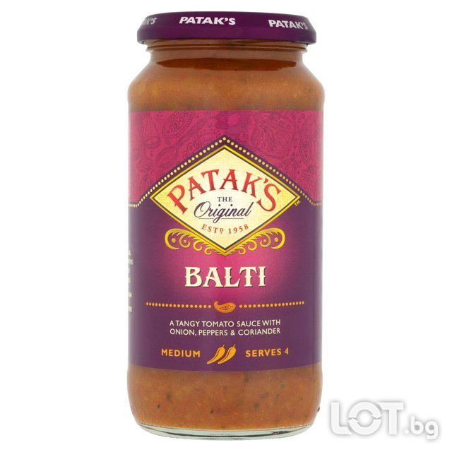 Pataks Balti Sauce Патакс Сос за готвене Балти 450гр