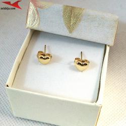 Обеци с 14К златно покритие