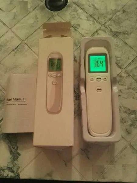 Безконтактен термометър, с LCD дисплей, инфраред термометър