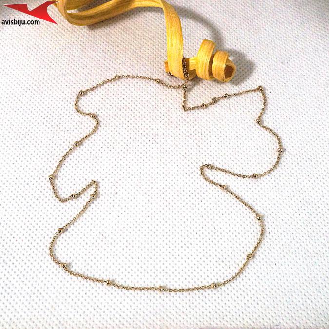 Синджир с 14К златно покритие