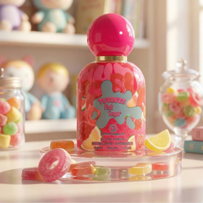 Детски парфюм Tubbees Pink Sugar 50 мл  сладък гурме аромат с прасков