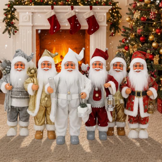 Декоративни фигури Дядо Коледа  Ръчна изработка 50  70  90 см