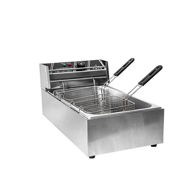 Фритюрник с една вана 12л с 2 кошници