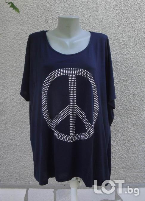 4XL Туника Janina с кристални капси