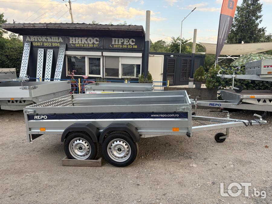 Туристическо, самосвално ремарке Repo за Atv, UTV и мотори до 750кg.
