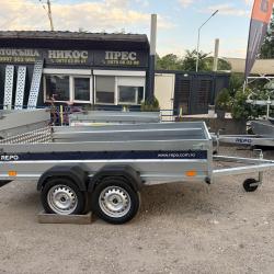 Туристическо, самосвално ремарке Repo за Atv, UTV и мотори до 750кg.