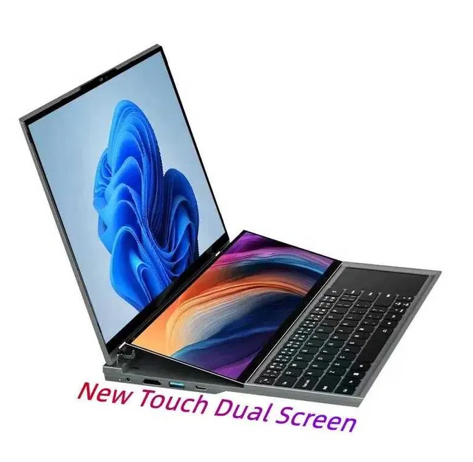 Dual-screen laptop