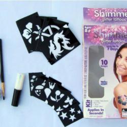 Комплект за татуировка Shimmer glitter tattoos Tv271